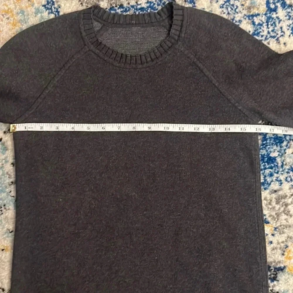 Lululemon Still Lotus Reversible Sweater - Black Heather - XS